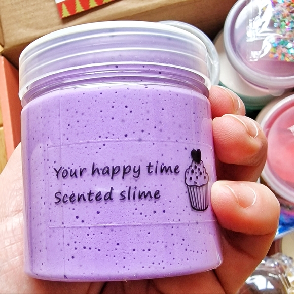 Fluffy Slime Kits for Girls Boys,with Cute Charms Soft Non-Sticky Butter slime - Picture 11 of 12